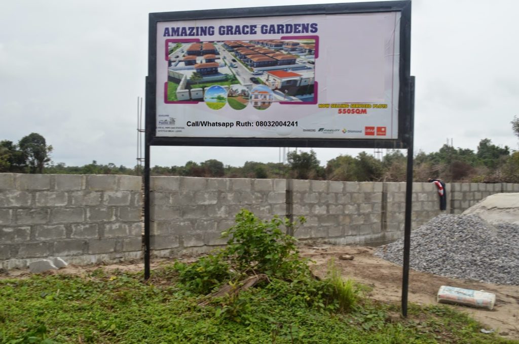 Land for Sale in Amazing Grace Gardens Phase 1 Estate Ibeju Lekki Lagos
